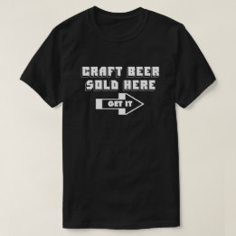 ここで販売されるクラフトビール Tシャツ