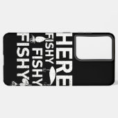 ここで釣り、釣り、釣りおもしろいの漁師の贈り物 SAMSUNG GALAXYケース (左側面)