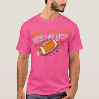 ここで飲み物と90年代のヒップホップ Tシャツ