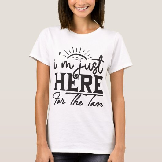 ここでTan Tee Tシャツ (正面)