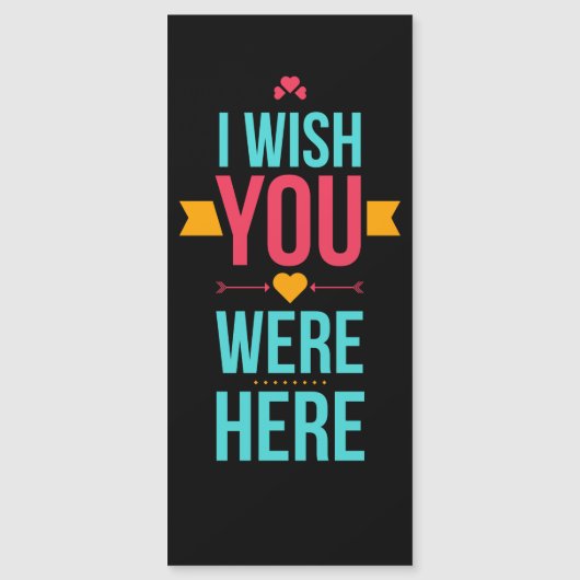 ここにあなたがいてくれたら愛のハート (正面)