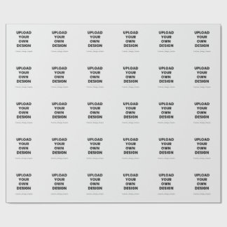 ここにあなただけのデザインをアップロード | オリジナルテンプレート ラッピングペーパー