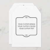 ここにあなただけのデザインを - 感謝カード (正面/裏面)