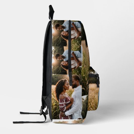 ここにあなたのイメージを作りなさい。ティーンのための「あなた自身のものを作りなさい」 プリントバックパック (左)