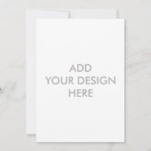 ここにあなたのデザインを ご招待状 招待状 (裏面)