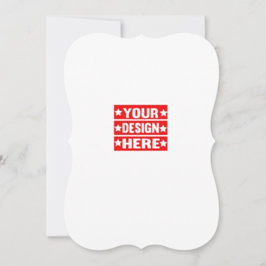 ここにあなたのデザインを オーダーメイドの結婚記念日カード (正面)