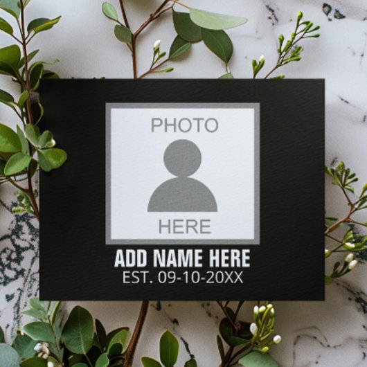 ここにあなたの写真と名前と年齢を入れて ポストカード