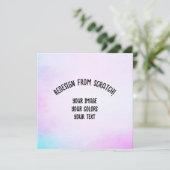 ここにあなたの画像を - オリジナルの招待状を作成 (スタンド正面)