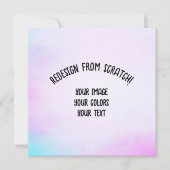 ここにあなたの画像を - オリジナルの招待状を作成 (正面)