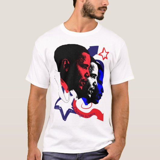 ここにあります変えて下さい! Tシャツ (正面)