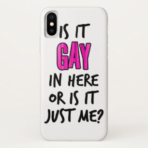 ここにあるのはゲイか iPhone X ケース