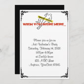 ここにいたらいいのにアンチバレンタインパーティの招待状 招待状 (正面/裏面)