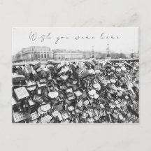 「ここにいたらよかったな」パリのLove Lock Bridge