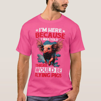 ここにいたら空飛ぶ豚が1957年家族 Tシャツ