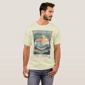 ここにいてほしい バカンス中 楽しい 旅行 Tシャツ (正面フル)