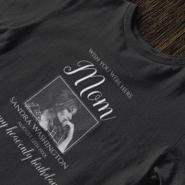 ここにいてほしい | 写真の誕生日記念品 Tシャツ