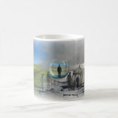 ここにいてほしい 超現実主義の思い出アートマグ コーヒーマグカップ (中央)