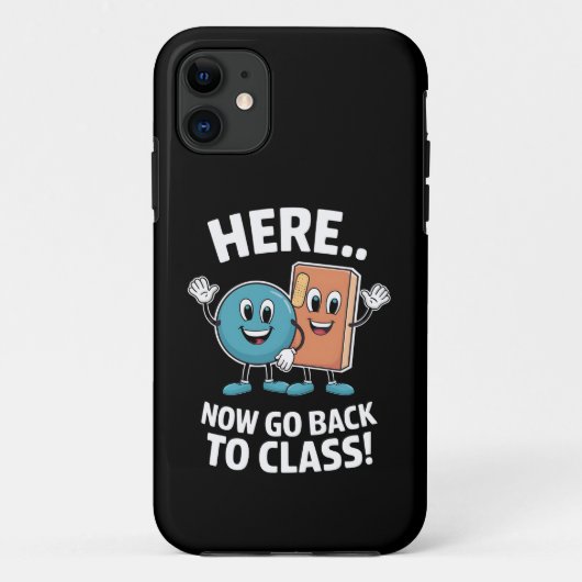 ここにいて、教室に戻ってください スクールナース 医療プロ Case-Mate iPhoneケース (裏面)