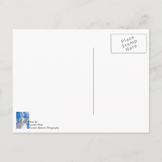 ここにいますありがとうポストカード ポストカード (裏面)