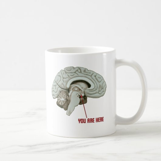 ここにいます コーヒーマグカップ (右)