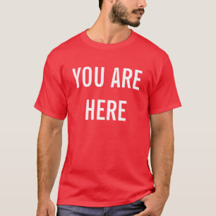 ここにいます Tシャツ