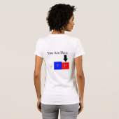 ここにいます Tシャツ (裏面フル)
