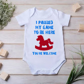 ここにいるためにゲームを一時停止した (ジュニア) Tシャツ