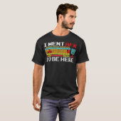 ここにいるためにAFKになった PCゲーマー ビデオゲーム Tシャツ (正面フル)