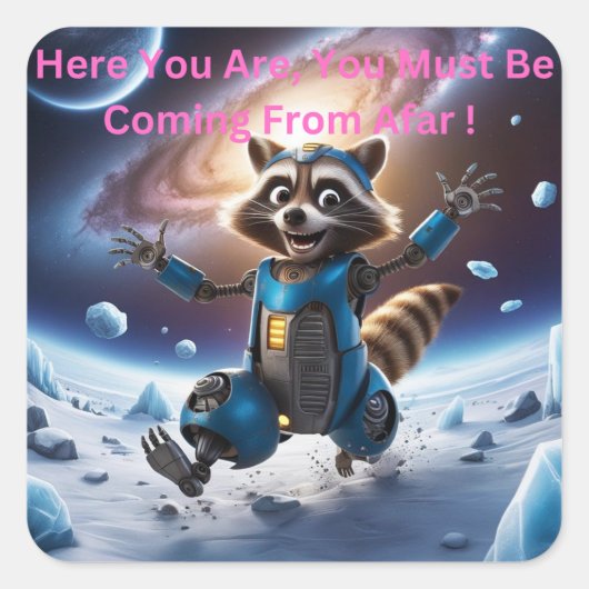 ここにいるなら君は遠くから来来ているだろう スクエアシール (正面)