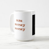 ここにいるムージー コーヒーマグカップ (正面左)
