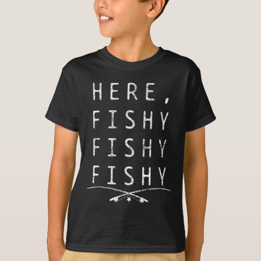 ここにいる釣り人 フィッシャー Tシャツ (正面)