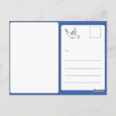 ここにいる：ウクライナ、カスタマイズ可能なポストカード ポストカード (裏面)