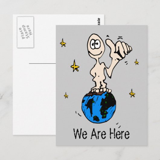 ここにいる ポストカード (正面/裏面)