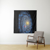 ここにいる：天の川地図 タペストリー (インサイチュ(横))