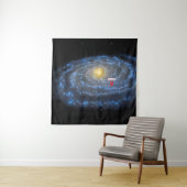 ここにいる：天の川地図 タペストリー (インサイチュ)