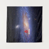 ここにいる：天の川 タペストリー (正面(横))