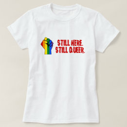 ここにいる (LGBT レズビアン ゲイ トランスジェンダー) Tシャツ