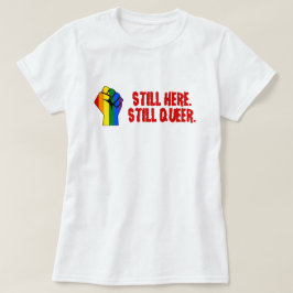 ここにいる (LGBT レズビアン ゲイ トランスジェンダー) Tシャツ
