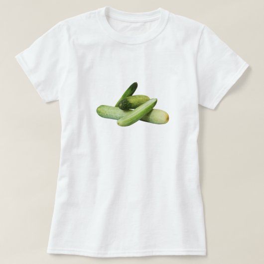 ここにおいしいキュウリ Tシャツ (デザイン正面)