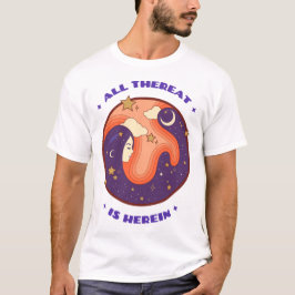 ここにすべてあり瞑想のマントラ Tシャツ