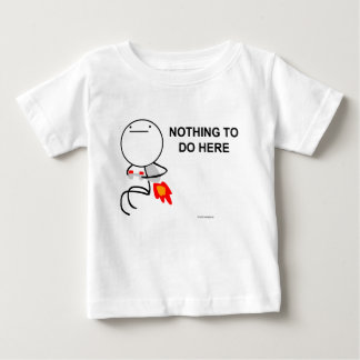 ここにすることを何も ベビーTシャツ