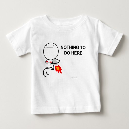 ここにすることを何も ベビーTシャツ (正面)