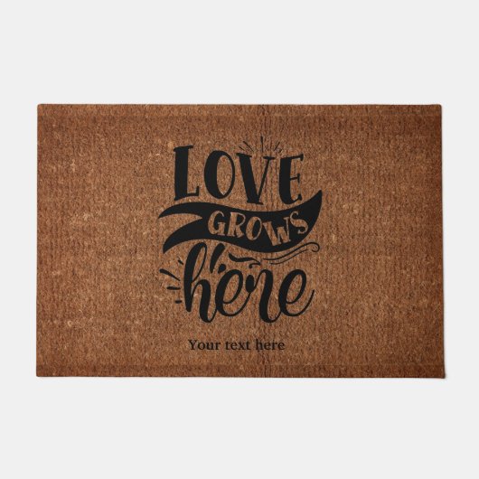 ここには恋が育つ ドアマット (正面)