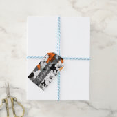 ここには愛がモダンフローラ ギフトタグ (より糸つき)