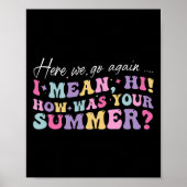 ここにまた行くよ君の夏はどうだった ポスター (正面)