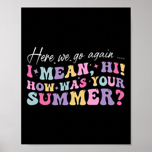 ここにまた行くよ君の夏はどうだった ポスター (正面)