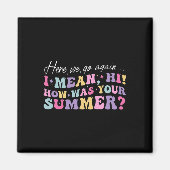 ここにまた行くよ君の夏はどうだった マグネット (正面)