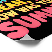 ここにまた行くよ君の夏茶はどうだった ポスター (角)