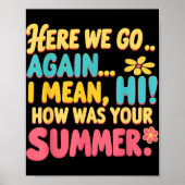 ここにまた行くよ君の夏茶はどうだった ポスター (正面)