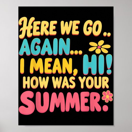 ここにまた行くよ君の夏茶はどうだった ポスター (正面)